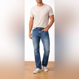 ✨Goodfellow Slim‎ Straight Stretch Denim Jeans Mens 36x30 Blue NWOT✨